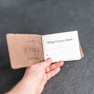 What I Love About You Leather Book