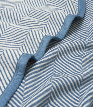 Chappywrap Harborview Herringbone Blanket - Cornflower Blue (60” x 80”)