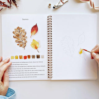 Autumn Watercolor Workbook by Emily Lex | Step-by-Step Fall Painting Guide