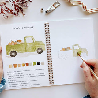 Autumn Watercolor Workbook by Emily Lex | Step-by-Step Fall Painting Guide