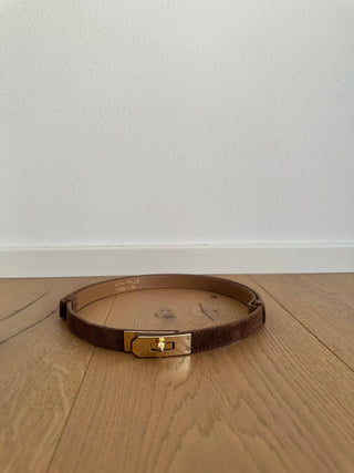 MAIDA Suede BELT - Top grain leather