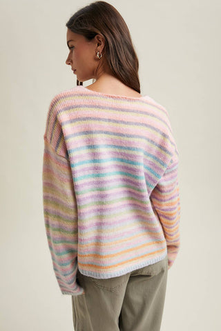 Wishlist Rainbow Knit Sweater