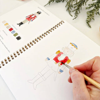 The Nutcracker Watercolor Workbook by Emily Lex | Beginner Holiday Art Guide