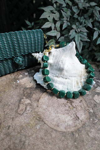 The Lilley Line Clutch - Solid Evergreen | Versatile Day-to-Night Handbag