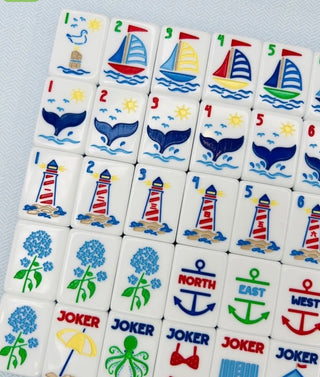 The Nantucket Nautical Mahjong Tile Set | Limited Edition Luxury
