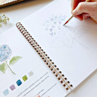 Emily Lex Flowers Watercolor Workbook: Step-by-Step Beginner Painting Guide