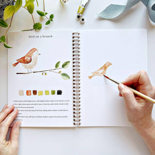 Emily Lex Animals Watercolor Workbook: Step-by-Step Beginner Painting Guide