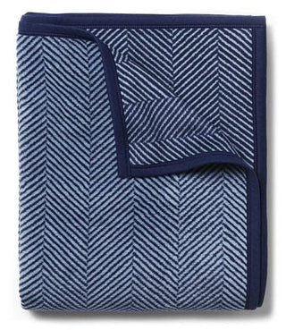 Harborview Herringbone Navy Blanket - Chappy Wrap Midi