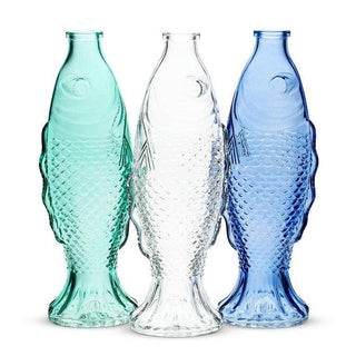 Large Spouting Fish Vase-3 Assorted-10.5"H