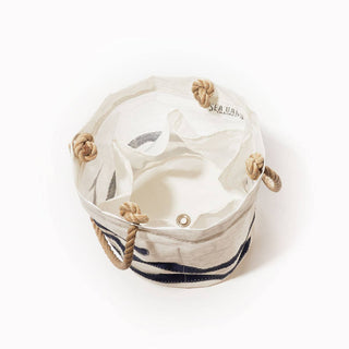Breton Stripe Whale Beverage Bucket