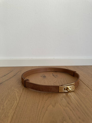 MAIDA Suede BELT - Top grain leather
