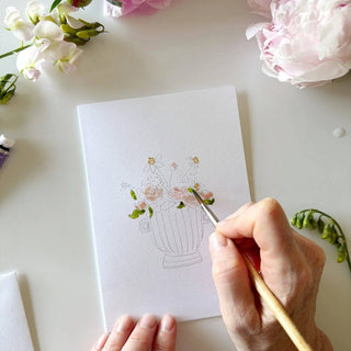 Bouquets Emily Lex Paintable Watercolor Notecard Set
