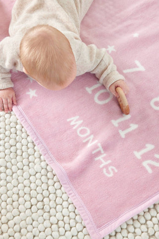 Milestone Mini Blush Blanket - Chappy Wrap