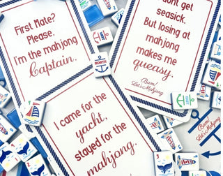 The Nantucket Nautical Mahjong Tile Set | Limited Edition Luxury