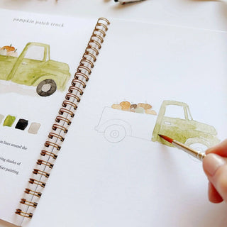 Autumn Watercolor Workbook by Emily Lex | Step-by-Step Fall Painting Guide