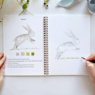 Emily Lex Animals Watercolor Workbook: Step-by-Step Beginner Painting Guide