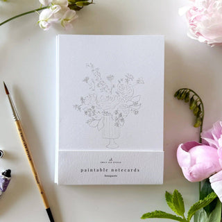 Bouquets Emily Lex Paintable Watercolor Notecard Set