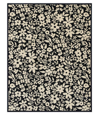 Midnight Floral Blanket