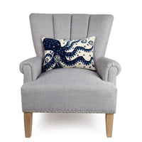 Navy Octopus Hook Pillow