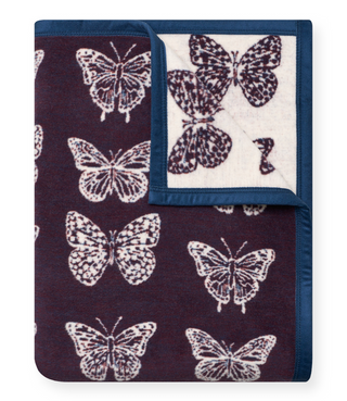 ChappyWrap Butterflies Blanket folded