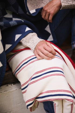 ChappyWrap Front Porch Stripe Blanket