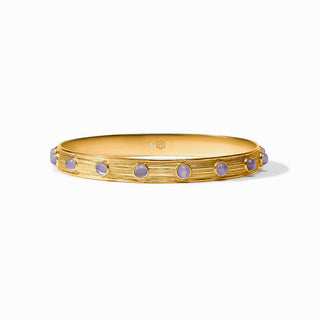 Julie Vos Cobblestone Stone Bangle, Blue Cat's Eye