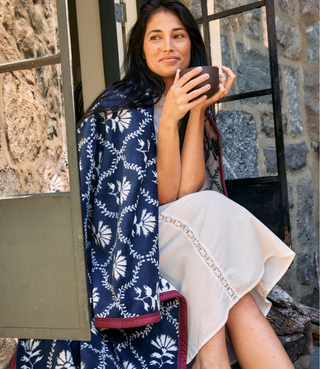 ChappyWrap Floral Trellis Blanket