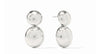 Pure silver plate (tarnish-free)
Length: 1.3 inches
Post for pierced ears
Includes pure silver plated earring backs
Julie Vos hallmark