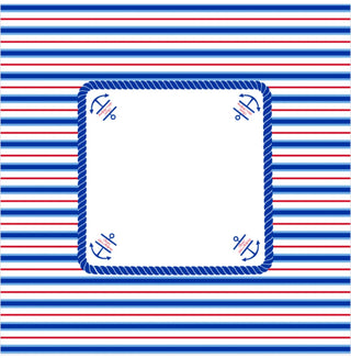 Nantucket Nautical Mahjong Mat | Premium Neoprene