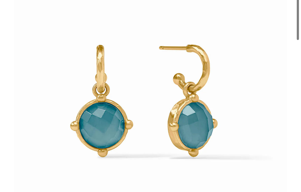 Julie Vos Honeybee Hoop & Charm Earring