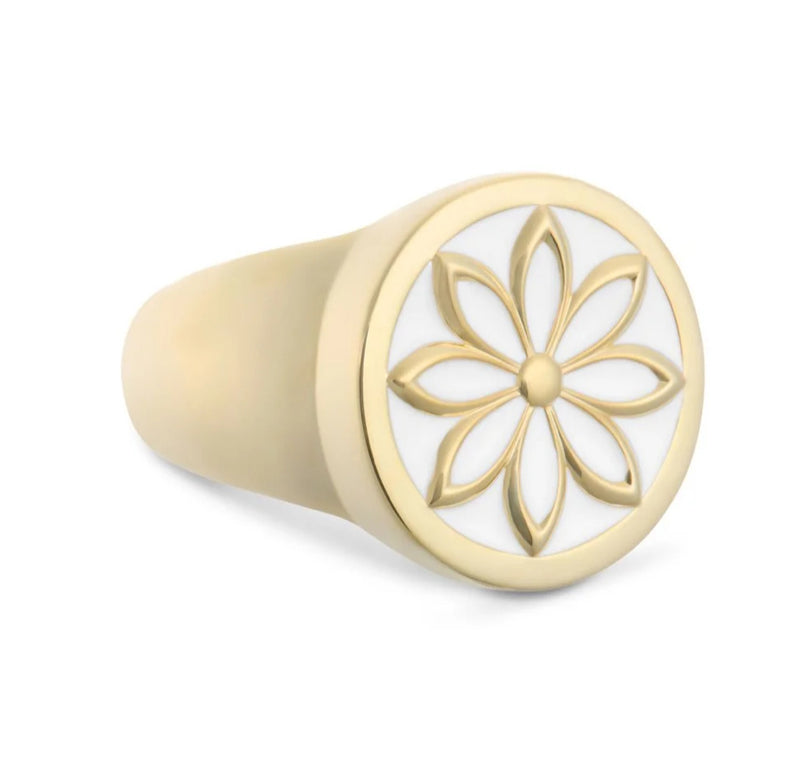 LOLA DAISY ALL GOLD RING