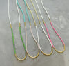Made in the USA all necklaces are water, friendly, and adjustable