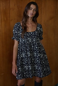 Floral Print Mini Dress
