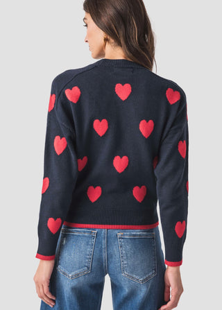 Six Fifty Valentina Heart Sweater
