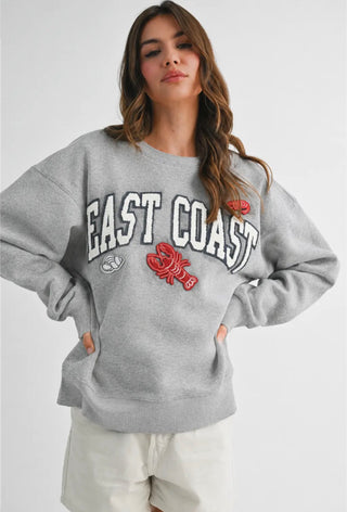 East Coast Collegiate Nautical Fleece Pullover