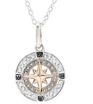 Compass Necklace or Earrings
