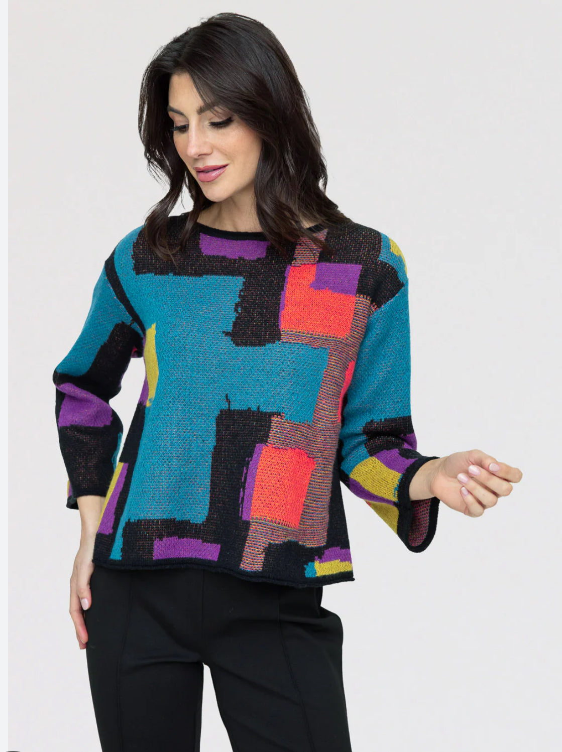 Liv by Habitat Collage Swing Pullover - Multi Color