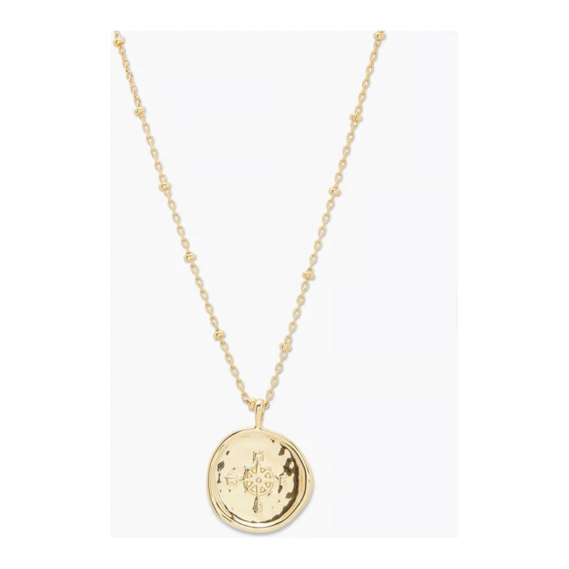 Gorjana Compass Coin Necklace