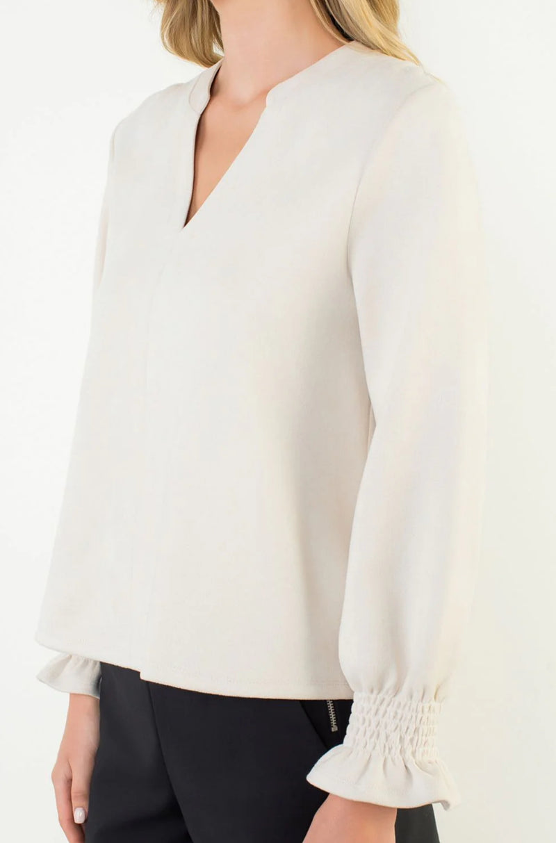 Laurel Suede Top by THML
