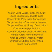 Ingredient list 