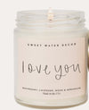 I Love You Candle