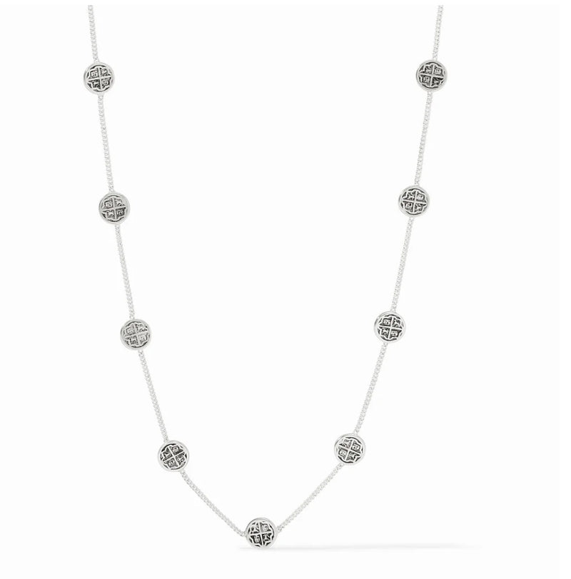 Julie Vos Solara Silver Collection Bracelet, Earrings, Necklace