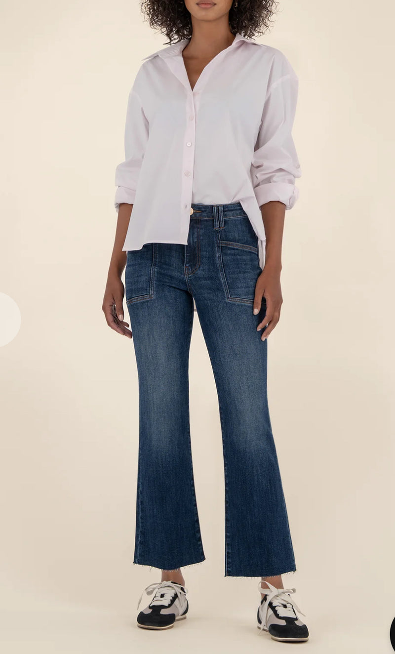 Kut From the Kloth Kelsey High Rise Ankle Flare