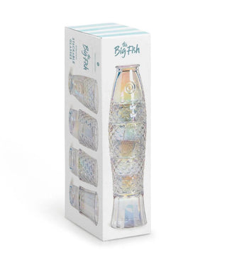 The Big Fish Iridescent Stackable Glasses