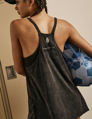 FP Movement Hot Shot Mini Dress Blue  Indigo Or Black