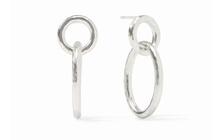 Pure silver plate (tarnish-free)
Length: 1.6 inches
Post for pierced ears
Includes pure silver plated earring backs
Julie Vos hallmark