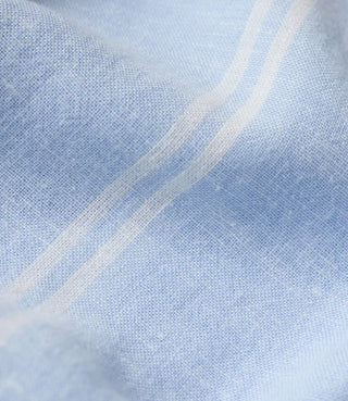 Z Supply High-Rise Striped Linen Blend Shorts