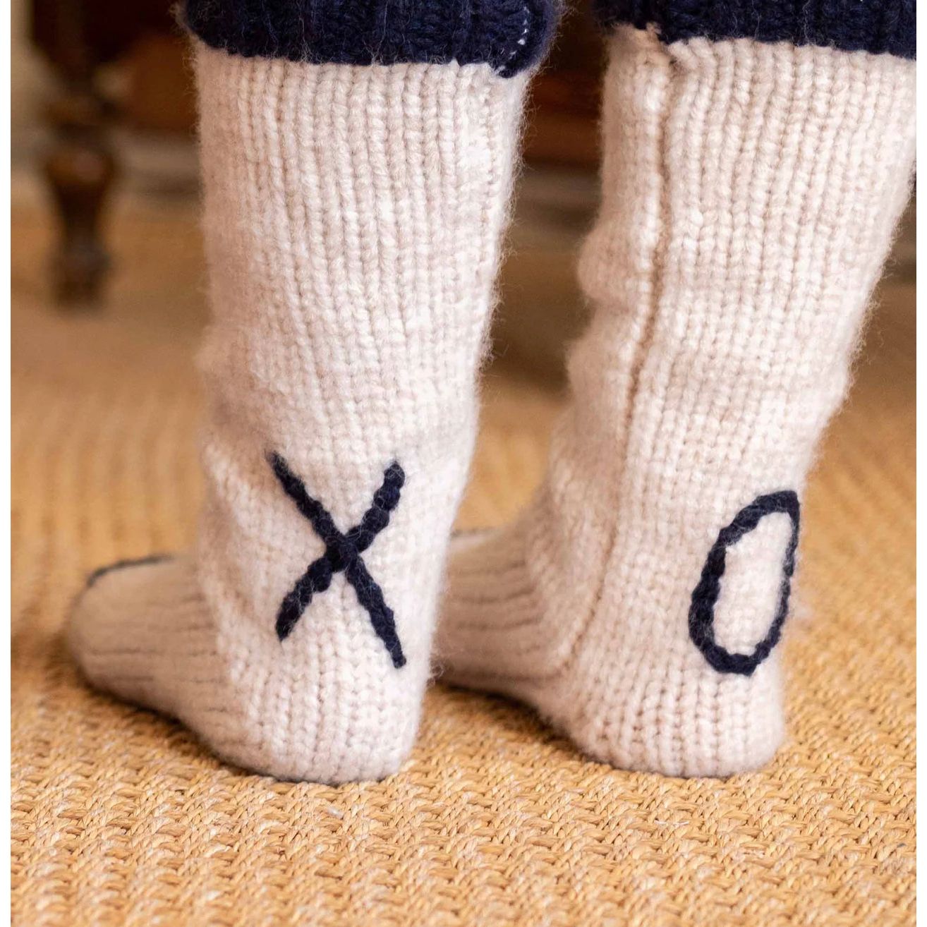 Sailor Love XO Slipper Socks