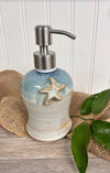 Handmade Starfish Pottery Soap Dish Or Pump
