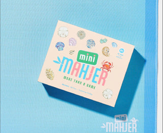 Mini Mahjer Beach Edition: Complete American Mahjong Travel Set & Carry Bag
